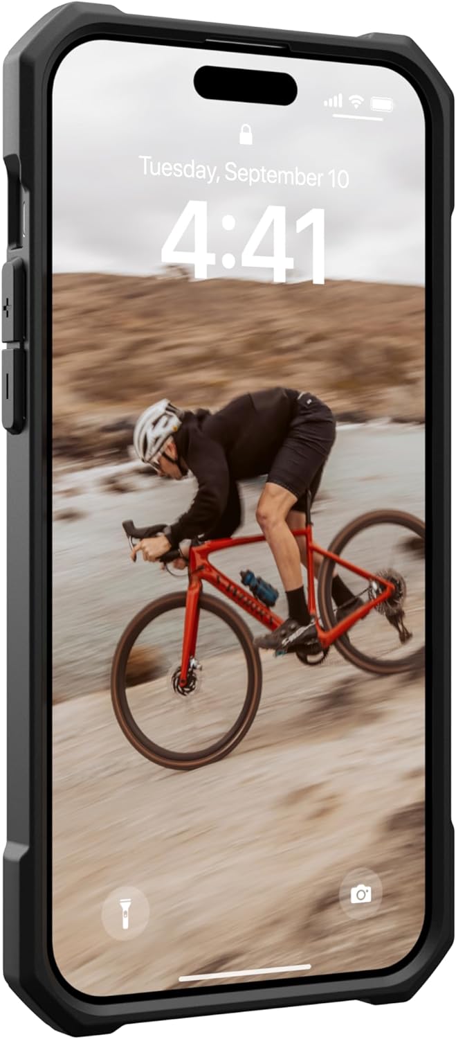 URBAN ARMOR GEAR Essential MS Case kompatibel mit Apple iPhone 15 Plus Hülle [50% recyceltes Materia