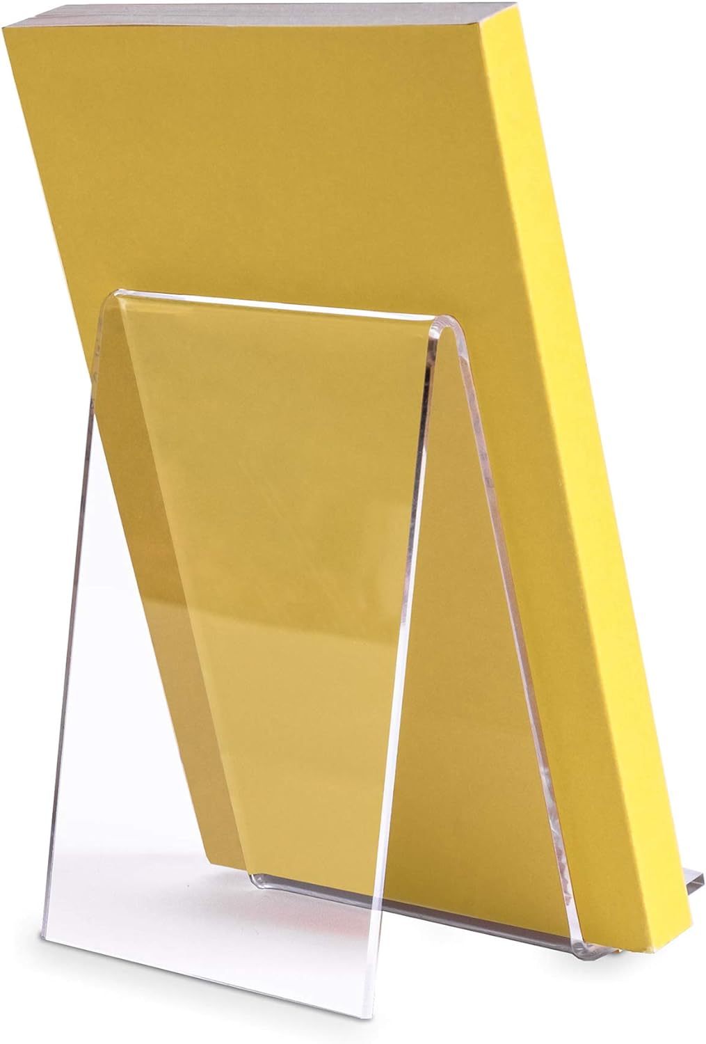 10er Pack Buchstützen/Buchständer ECO (Höhe: 10.0 cm) Winkel-Buchhalter für Bücher aus original PLEX