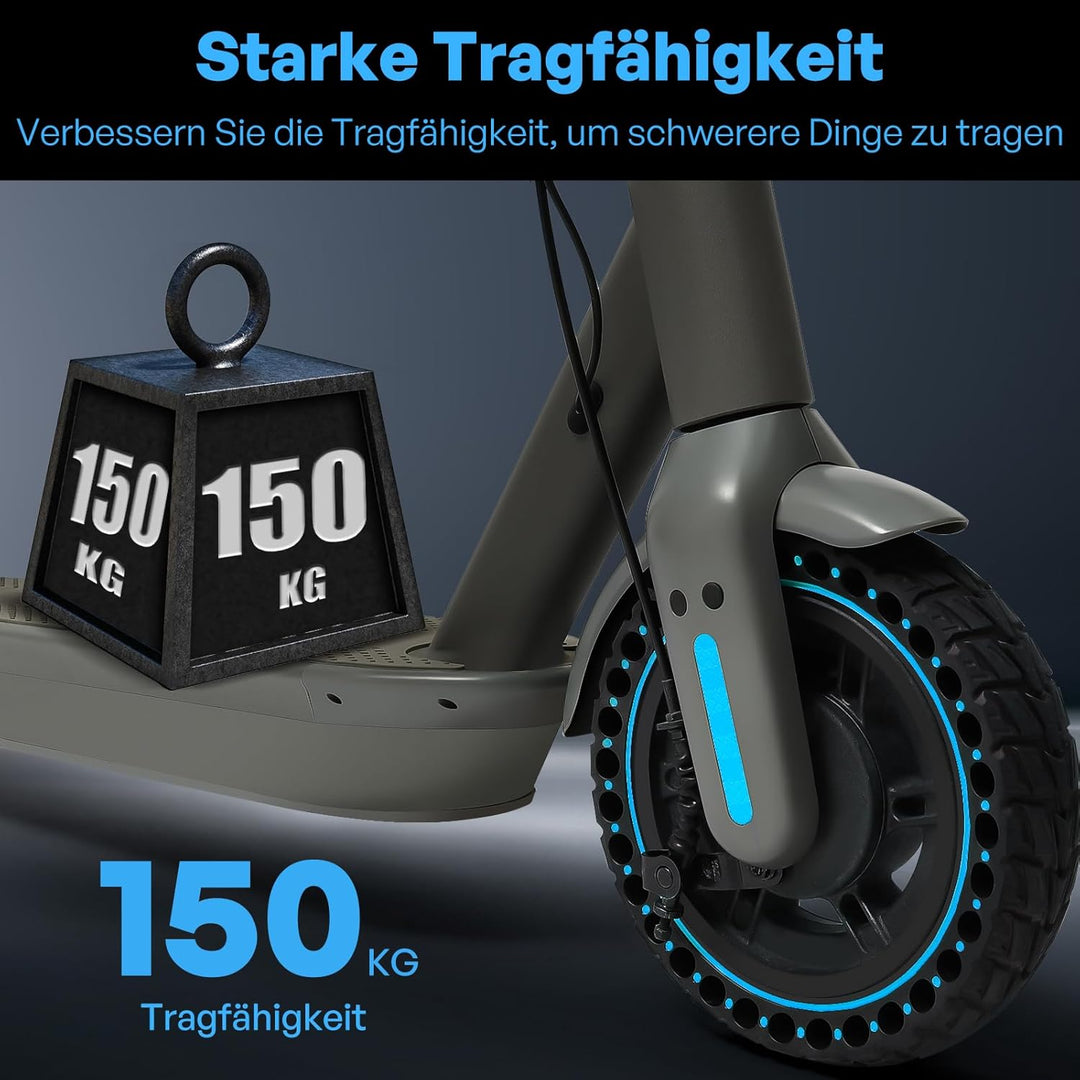 10x2,5 Zoll E Scooter Reifen - 60/70-6,5 Vollgummireifen,10x2,5-6,5 Zoll Solide Ersatzreifen passend
