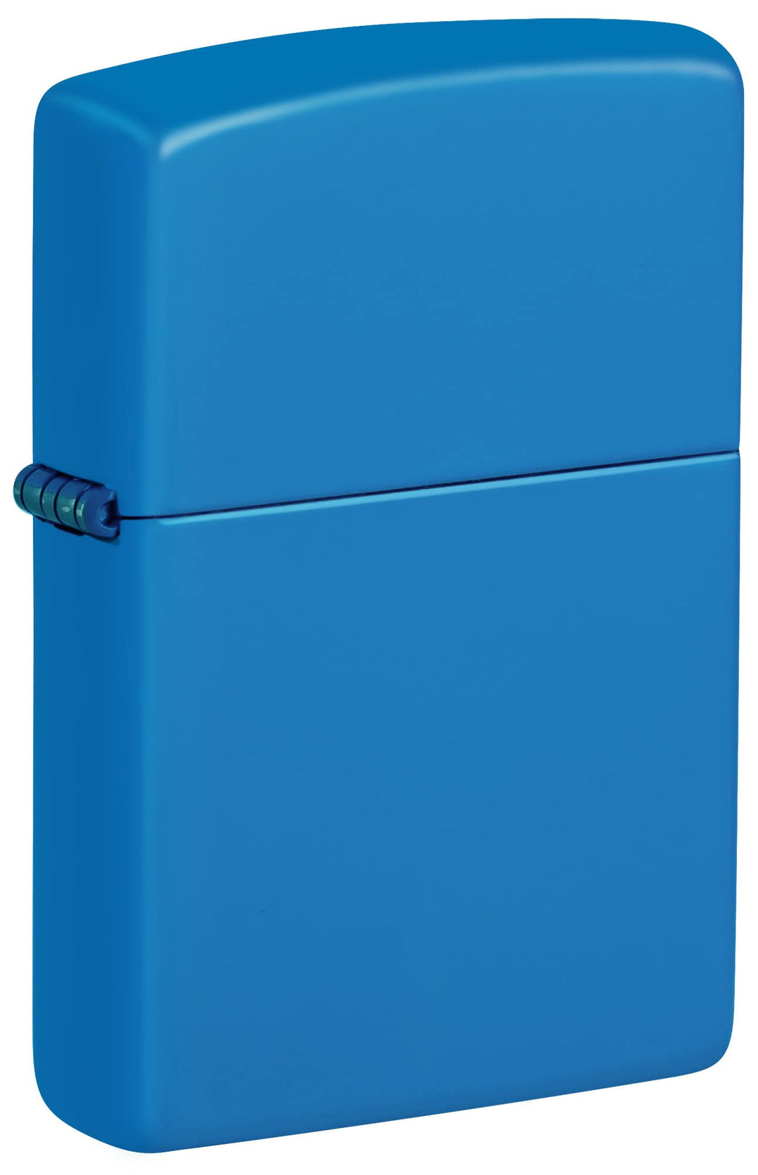 Zippo Mattes Taschenfeuerzeug Kein Logo Blau, Kein Logo Blau