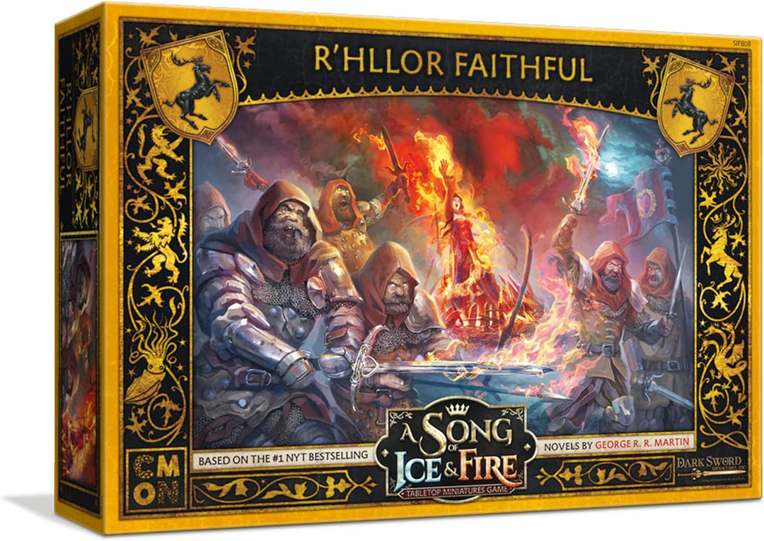 Cool Mini or Not - A Song of Ice and Fire: R'hllor Faithful - Miniature Game Baratheon R'hllor Faith