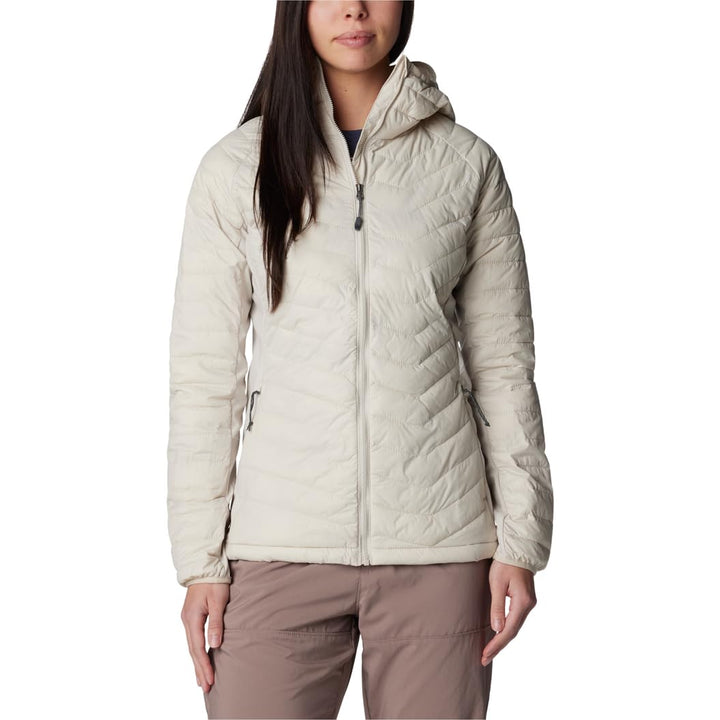 Columbia Damen Powder Pass Daunenjacke mit Kapuze XS Dark Stone, XS Dark Stone