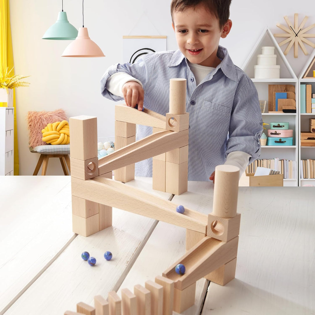 HABA 1128 Ball Track – First Playing - with 45 pcs. for 4 Years and Up (Made in Germany)