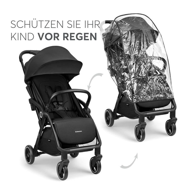 KikkaBoo Buggy Kinderwagen Reisebuggy CIELA, Bis 22 kg, Leicht (7,1 kg), One-Hand-Faltbar, Atmungsak