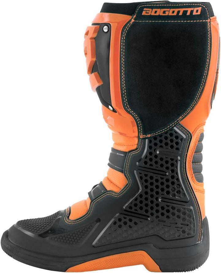 Bogotto MX-6 Motocross Stiefel, orange/schwarz, 44 44 EU Orange Schwarz, 44 EU Orange Schwarz
