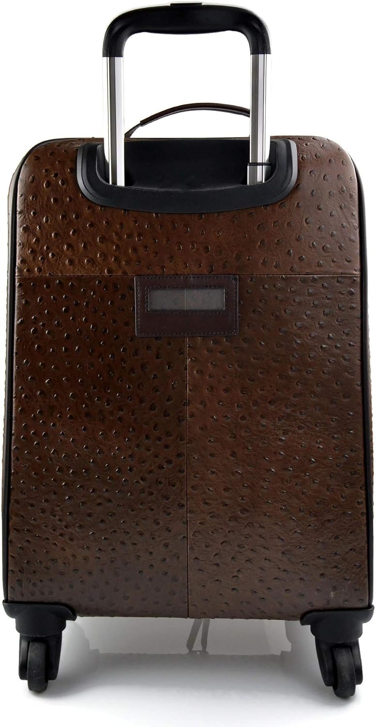 Leder reisekoffer troller kaffee leder reisetasche manner damen mit griff leder tasche reise tasche