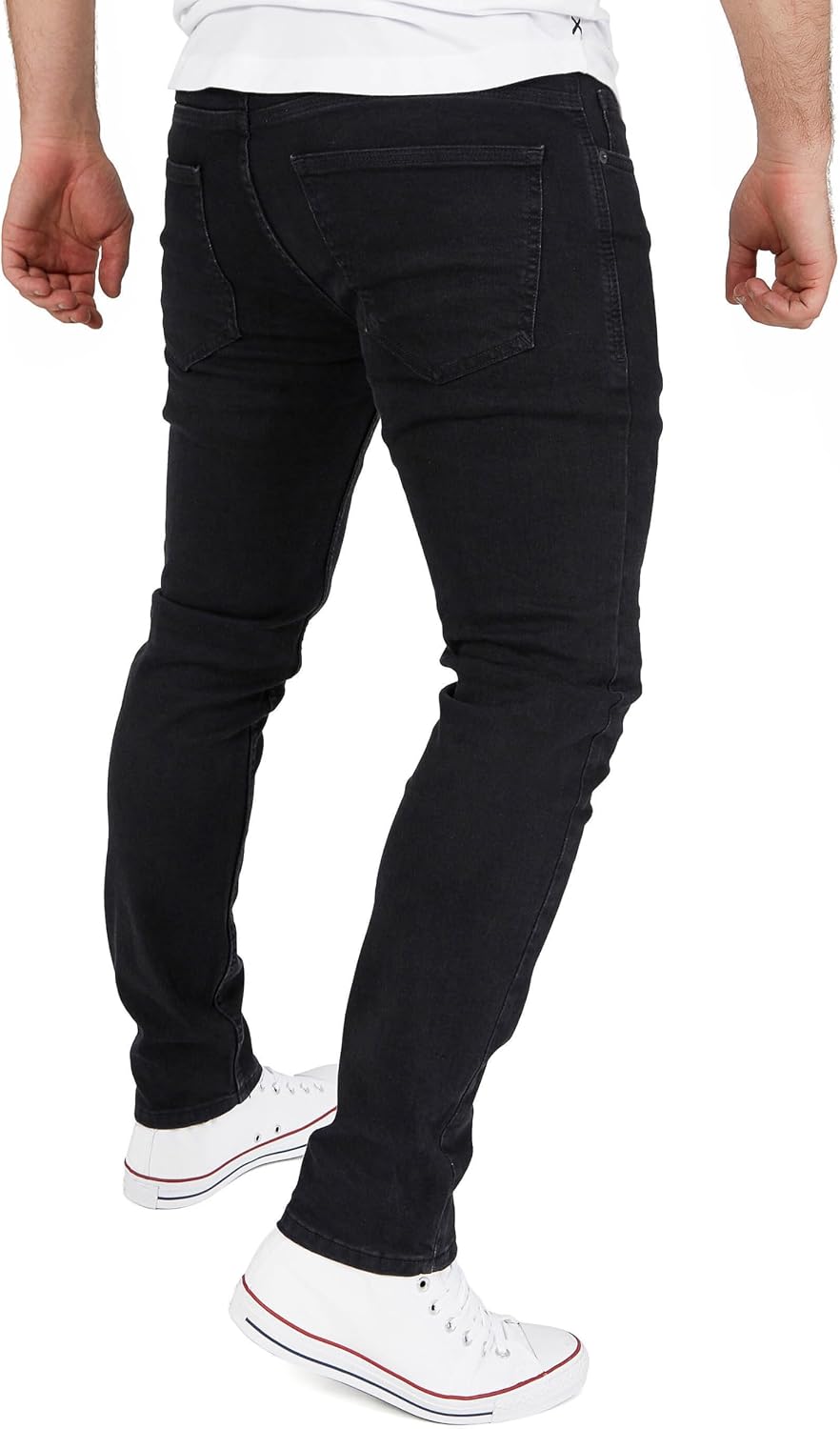WOTEGA Herren Jeans Alistar Slim Fit 31W / 30L Schwarz (Black Meteorite 2r194008), 31W / 30L Schwarz
