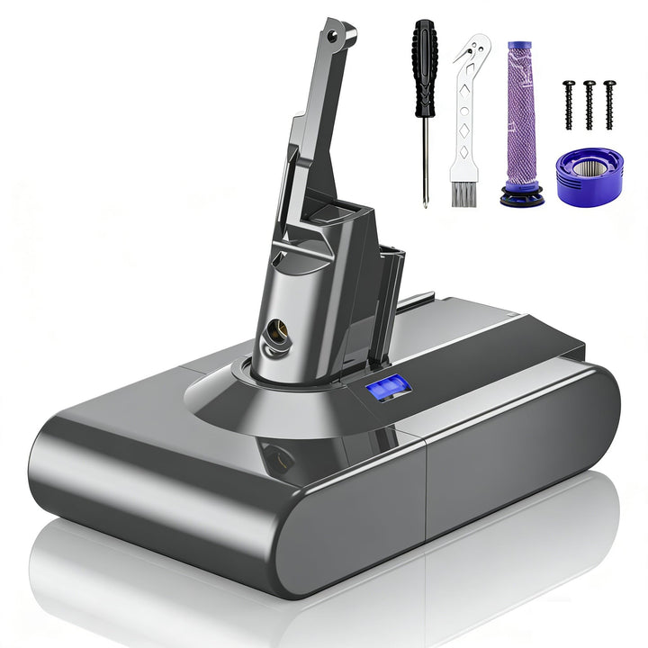Akku für Dyson V8, Powtree Ersatzakku für Dyson SV10 Kompatibel mit V8 Absolute Animal Fluffy Motörh
