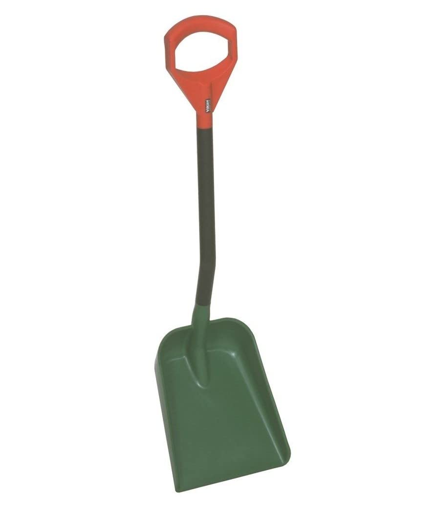 (Sneeuw) schepRood/groen/zwart polypropyleen,950 mm lengte, blad 271 mm breed