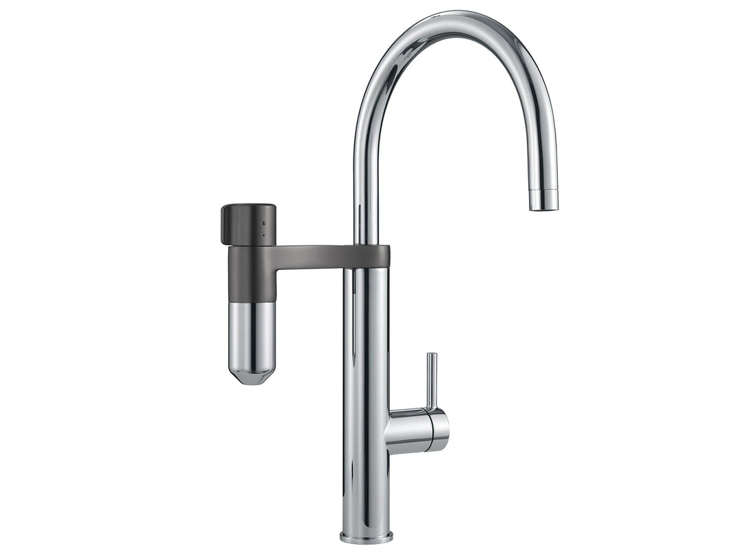 Franke VITAL J 120.0551.218 Spültischarmatur, Chrom/schwarz, Chrom/Schwarz