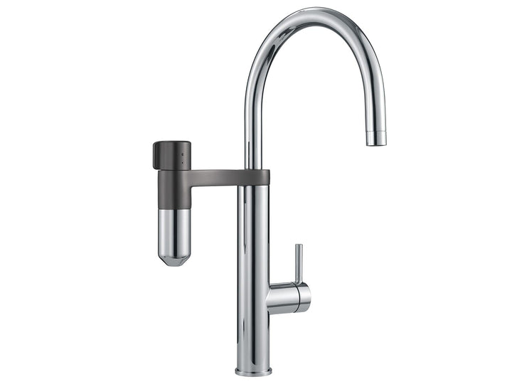 Franke VITAL J 120.0551.218 Spültischarmatur, Chrom/schwarz, Chrom/Schwarz