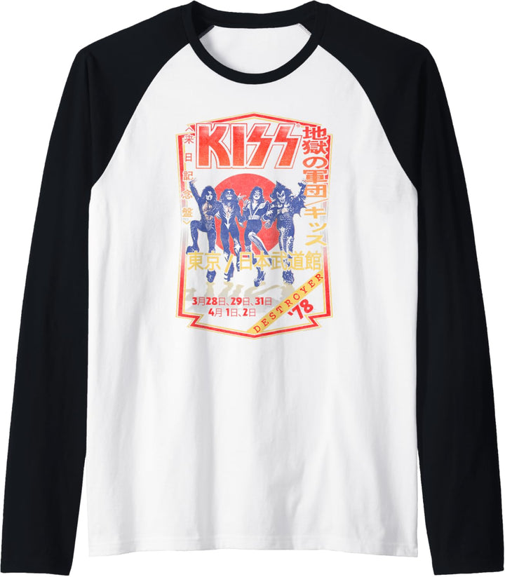 KISS - Zerstörer Japan 1978 Raglan