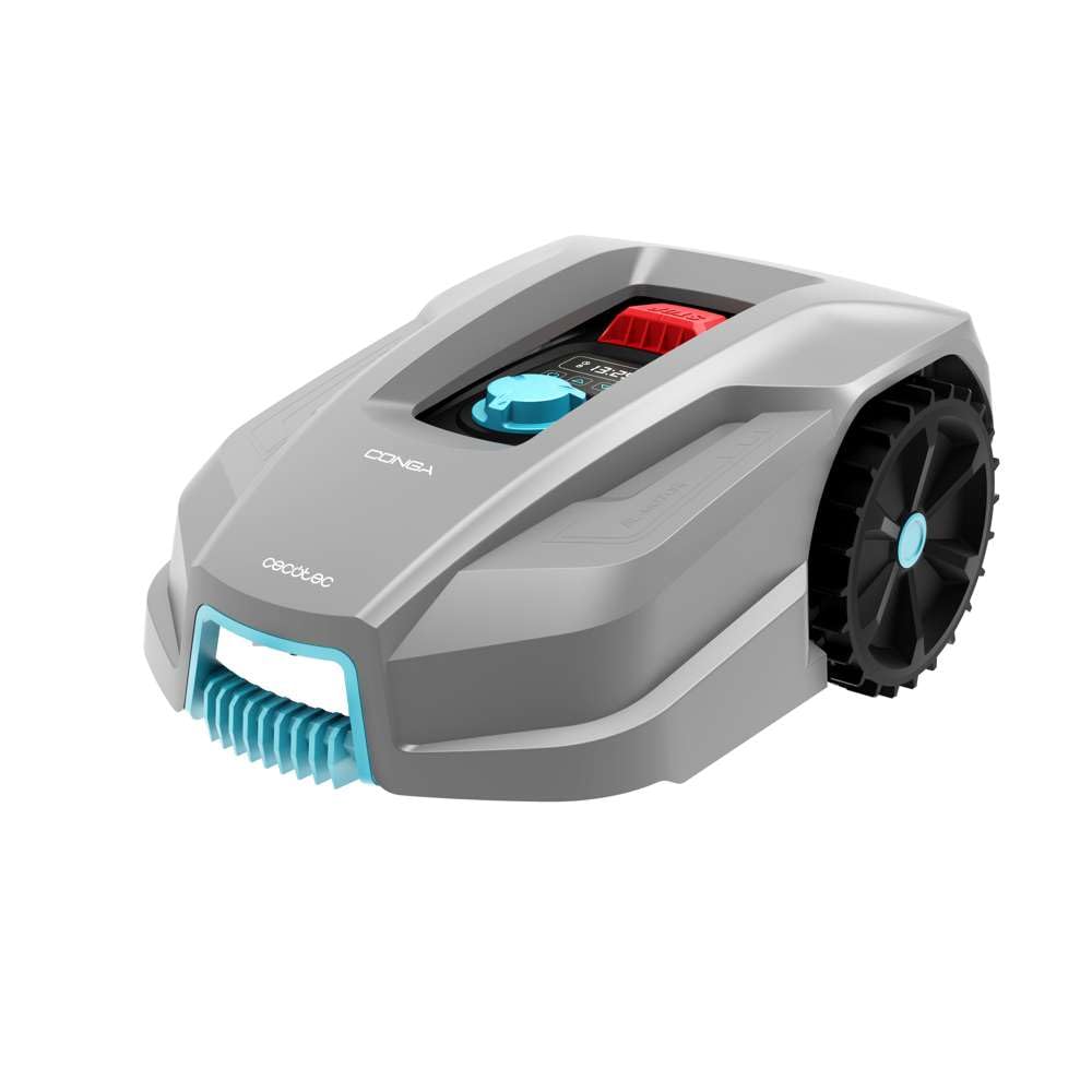 Cecotec Rasenmähroboter mit App Conga Grasshopper 800 Connected. Digitaler Brushless Motor, Flächen