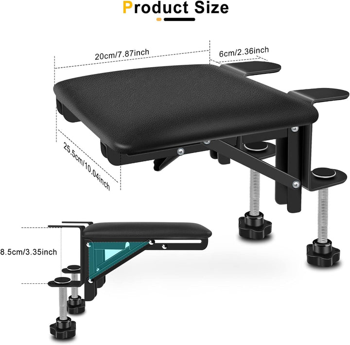 Giecy Armauflage schreibtisch Extender, Ergonomische faltbare Computertisch Armlehnenstütze Armlehne