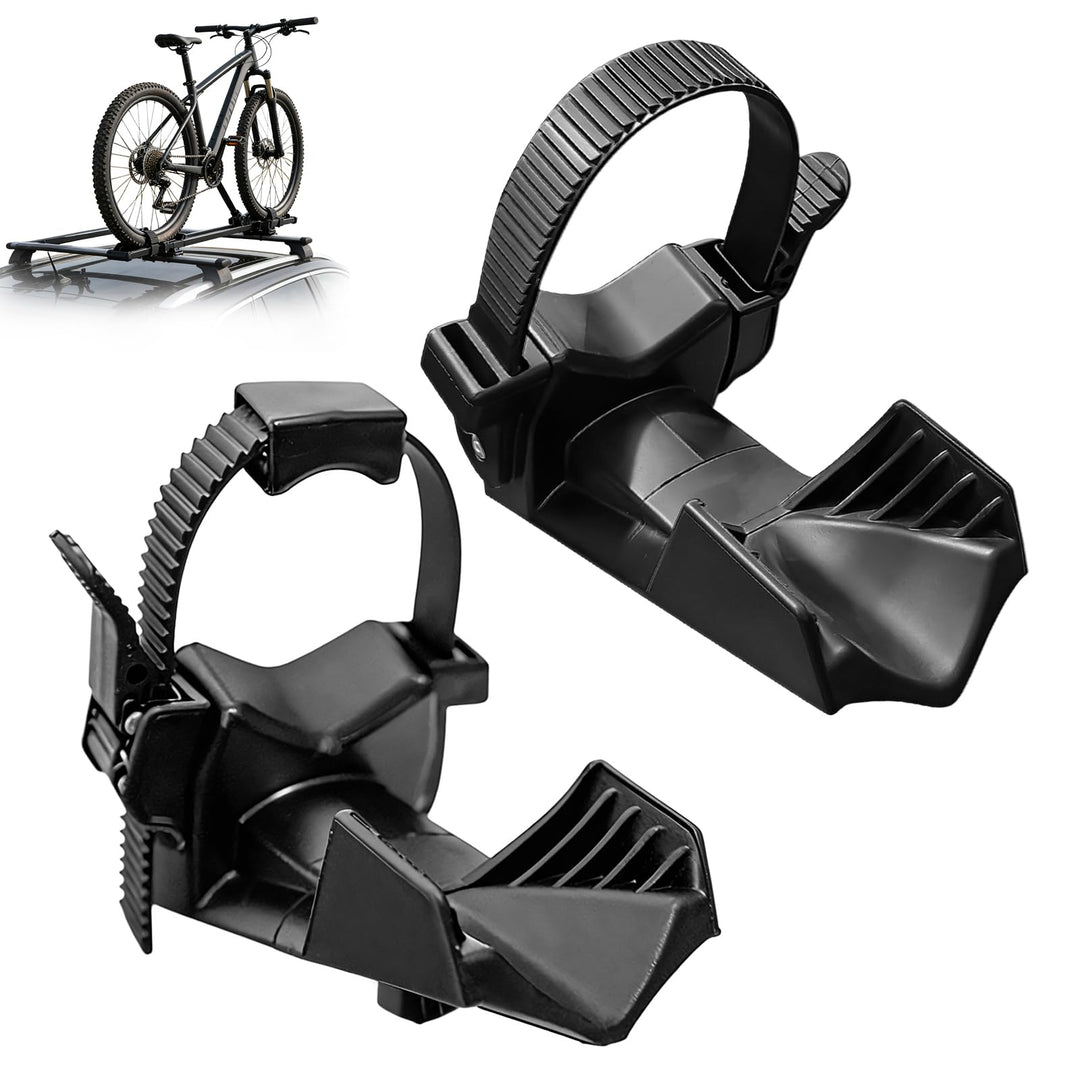 2PCS Radstopper, Universelle Fahrradträger Zubehör für Breite Reifen bis 3.11 Zoll, Radstopper für B