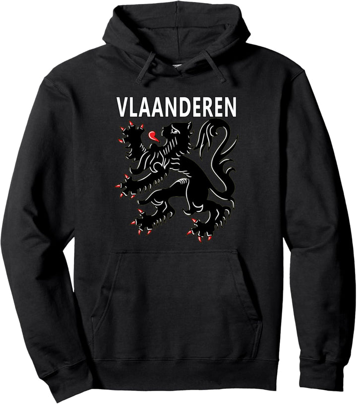 Vlaanderen Lion Flämische Menschen Flandern-Design Pullover Hoodie