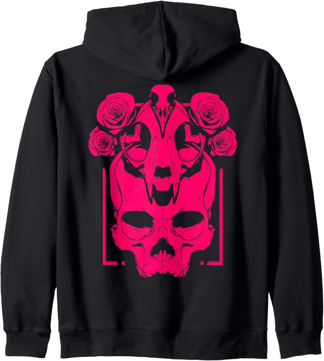 Goth Aesthetic Grunge Edgy E-Girl Gothic Punk Witch | Skull Kapuzenjacke