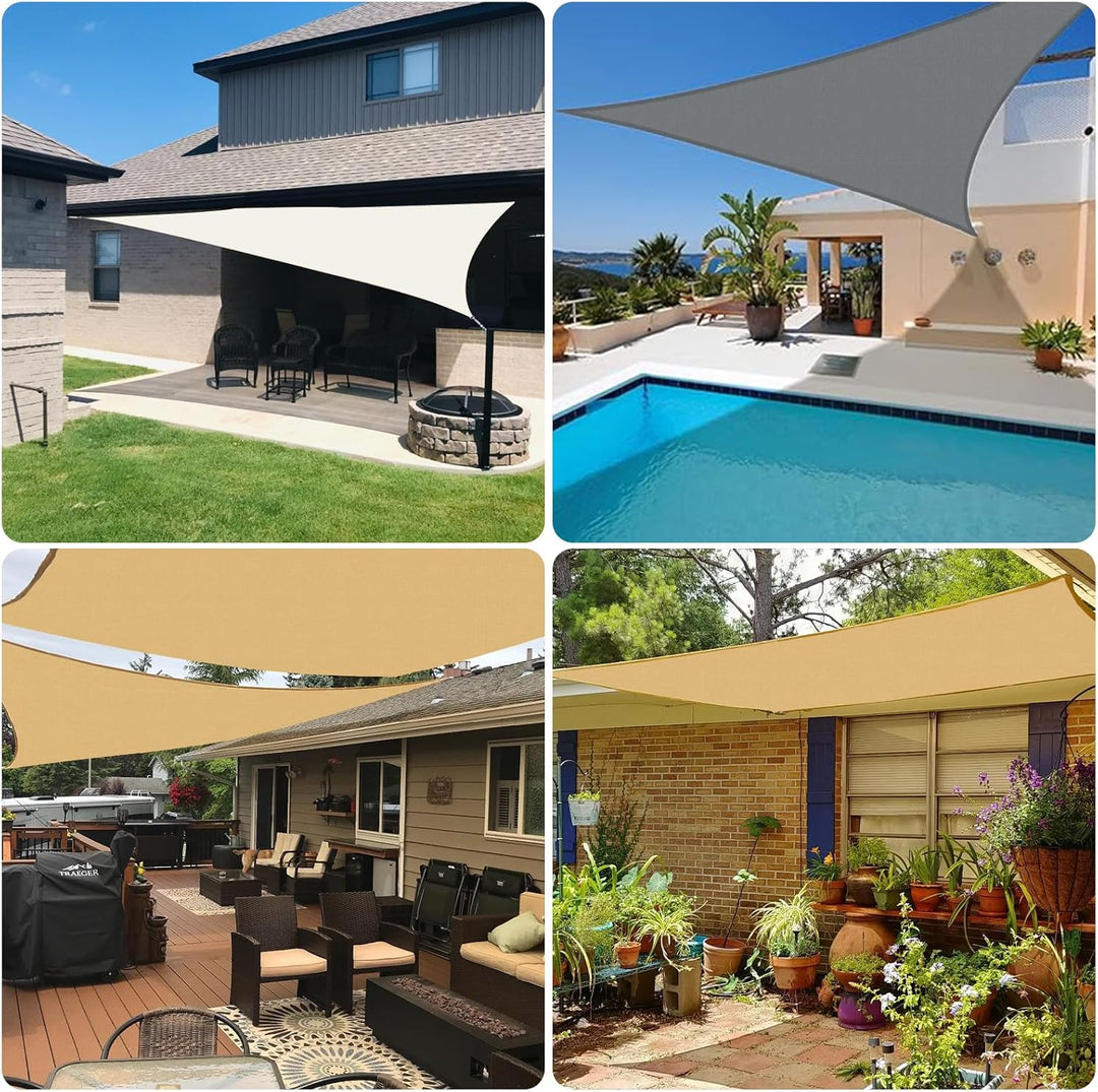 SUNNY GUARD Sonnensegel Wasserdicht 3x4m Rechteckig Sonnenschutz Wetterschutz Segel Baldachin UV Sch