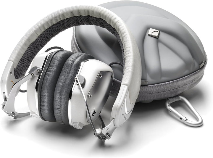 V-MODA XS On-Ear Metal-Noise-Isolation Kopfhörer (Weiss Silber), Weiss Silber