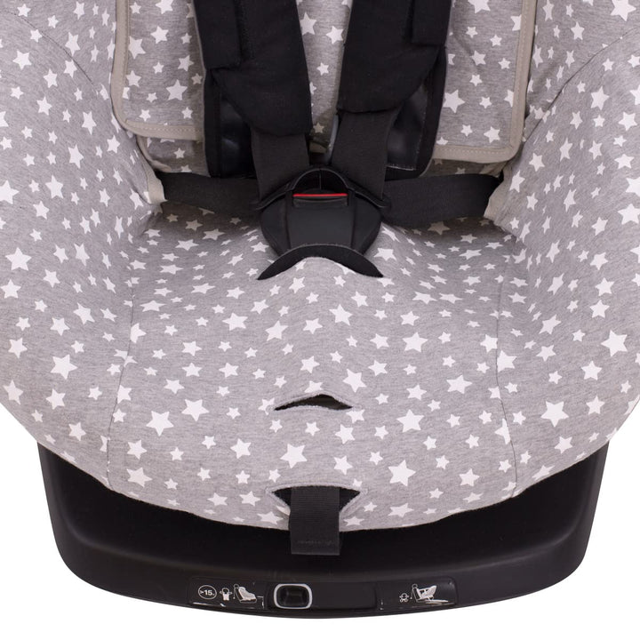 JYOKO Kids Bezug kompatibel mit BébéConfort AxissFix (White Star), White Star
