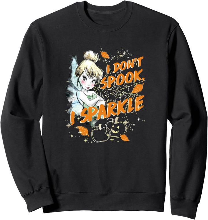 Disney Peter Pan Tinkerbell Halloween Sparkle Sweatshirt