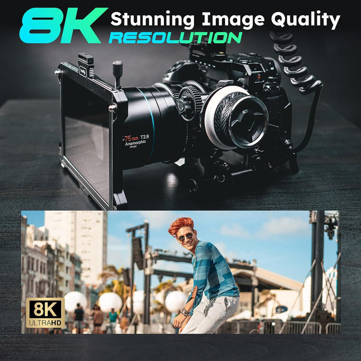 SIRUI 75mm T2.9 1.6X Anamorphotisches Vollformat Prime Objektiv Objektive Lens Lenses(E-Mount), 75mm