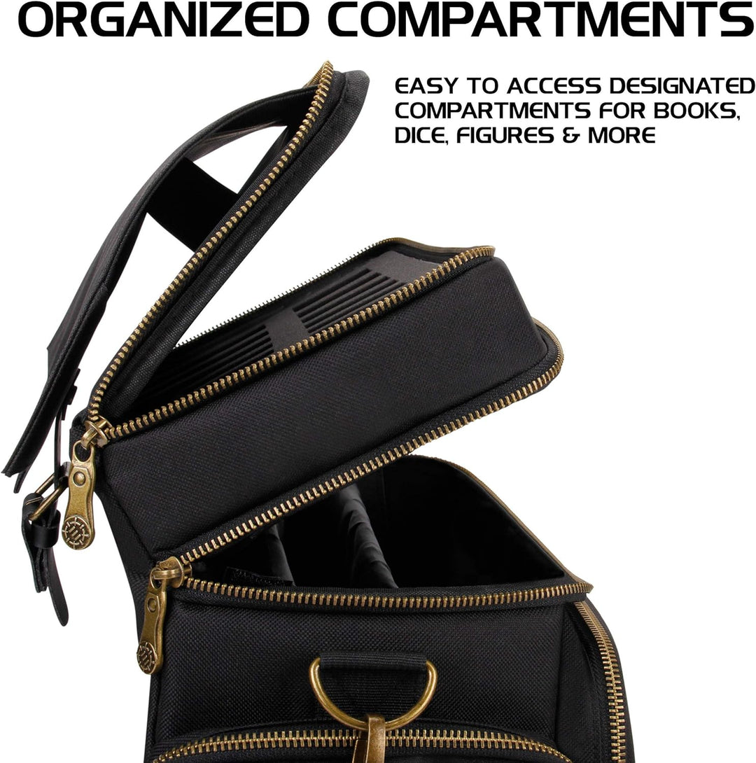 ENHANCE Tischspiele RPG Abenteurer Tasche - Dungeons and Dragons Reisetasche für Dungeon Masters mit