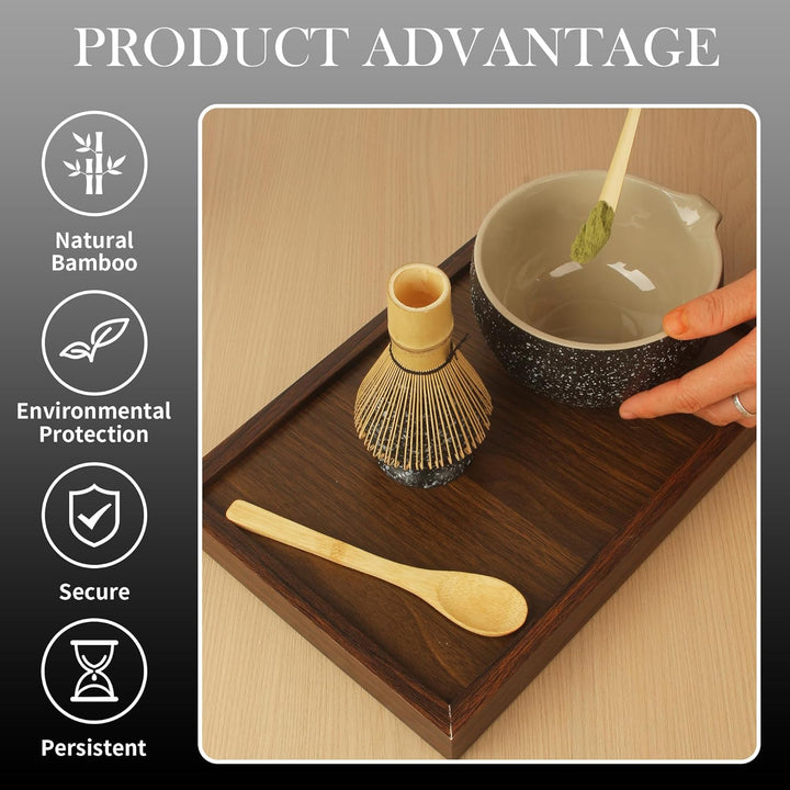 Matcha-Set 5 Stück Matcha Besen Matcha-Schale, Chasen und Matcha Löffel Für den Hausgebrauch geeigne