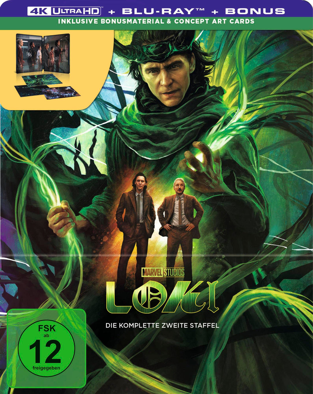 Loki - Staffel 2 - Steelbook - Limited Edition (4K Ultra HD) (+ Blu-ray) [4 Discs], 4K