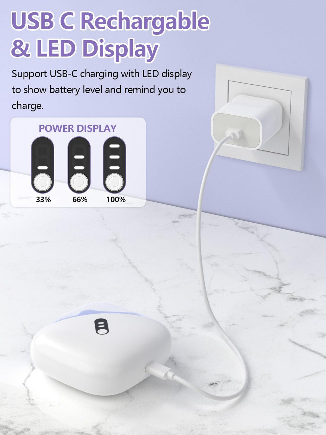 Upgrade Elektrische Nagelknipser 2-in-1, 2026 Neu Elektrischer Nagelknipser und Polierer mit 3 Gesch