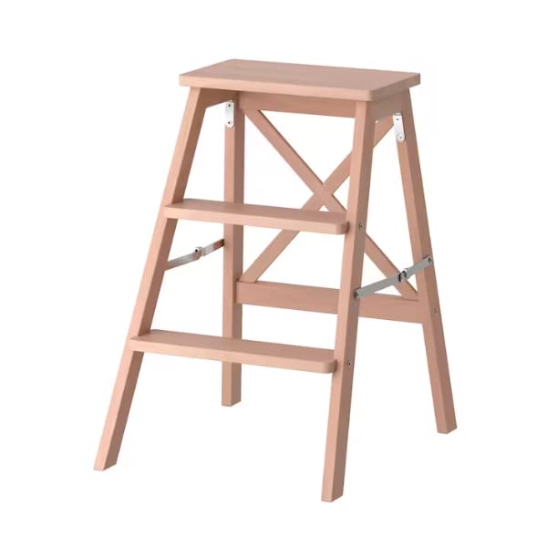 Trittleiter Hocker Holzhocker 3 Stufen Klapptritt stapelbar Schemel BEKVAM