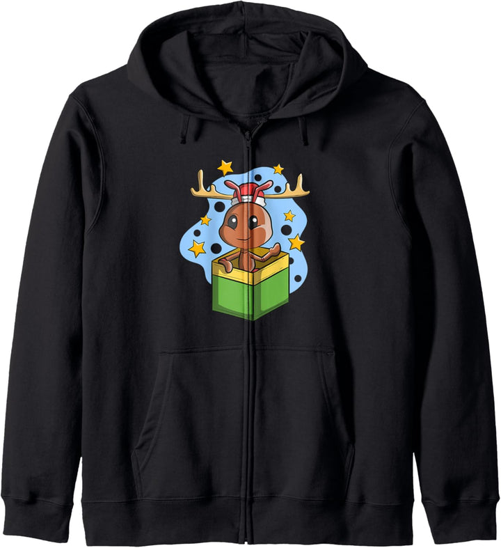 Weihnachtsameise Kapuzenjacke