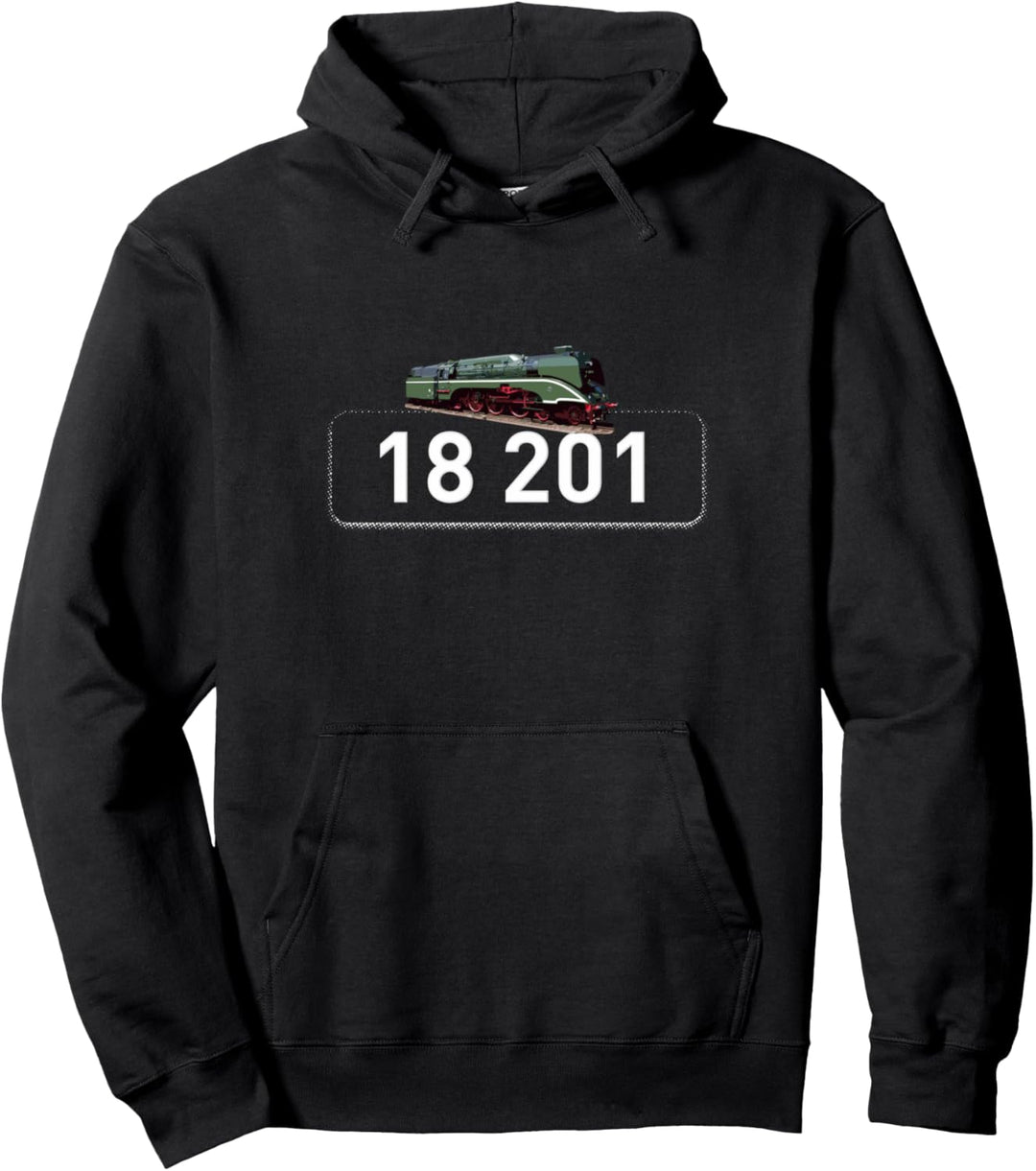 BR 18 201 Dampflok Eisenbahn Modellbahn Geschenk Weihnachten Pullover Hoodie