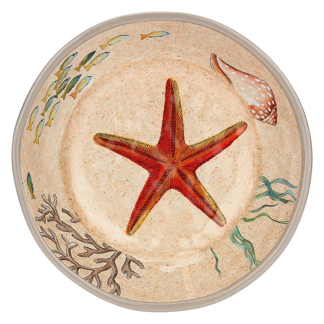 THUN Sea Life Set 2 Suppenteller 100% Melamin 19,5 cm in Geschenkbox