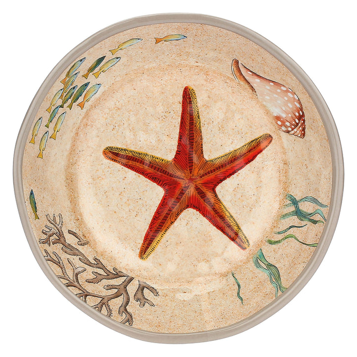 THUN Sea Life Set 2 Suppenteller 100% Melamin 19,5 cm in Geschenkbox