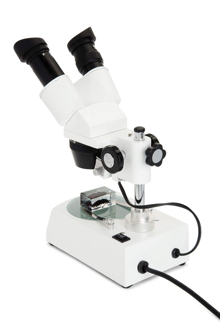 Celestron 44218 CL-S10-60 Stereo Microscope, 10x-60x Magnification, White
