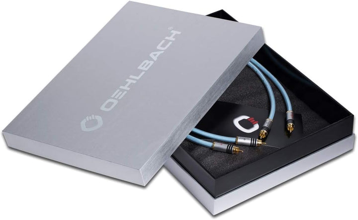 Oehlbach XXL Series 2 - High-End Stereo Audio Cinchkabel (Made in Germany, mehrfach Schirmung, HPOCC