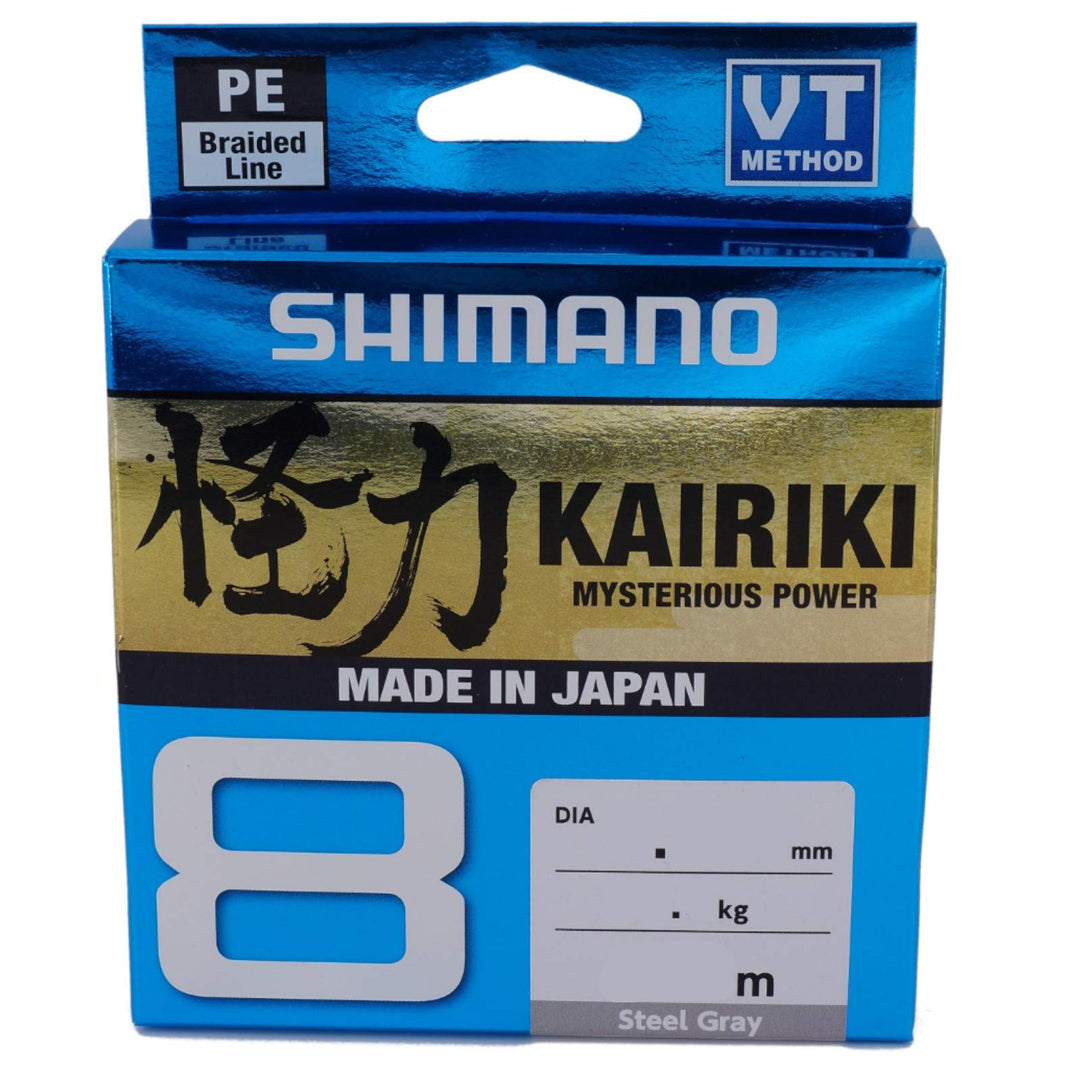 Shimano Kairiki 8 300 Meter Angelschnur, geflochten, Hellgrau, 59WPLA68R1 0.13mm / 8.2kg, 0.13mm / 8