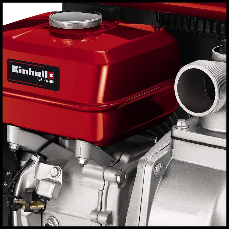 Einhell Benzin-Wasserpumpe GE-PW 46 (4,6 kW, 4-Takt-Motor, max. Fördermenge 23.000 L/Std., 3,6 l-Tan