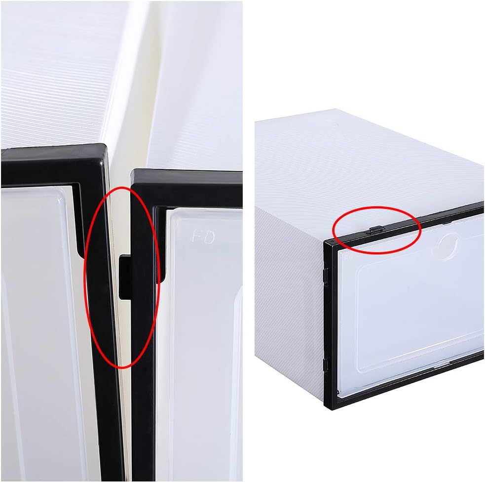Schuhaufbewahrung Stiefelbox Schuhbox Schuhkasten Schuhkarton Stapelbox Aufbewahrungsbox, stapelbar