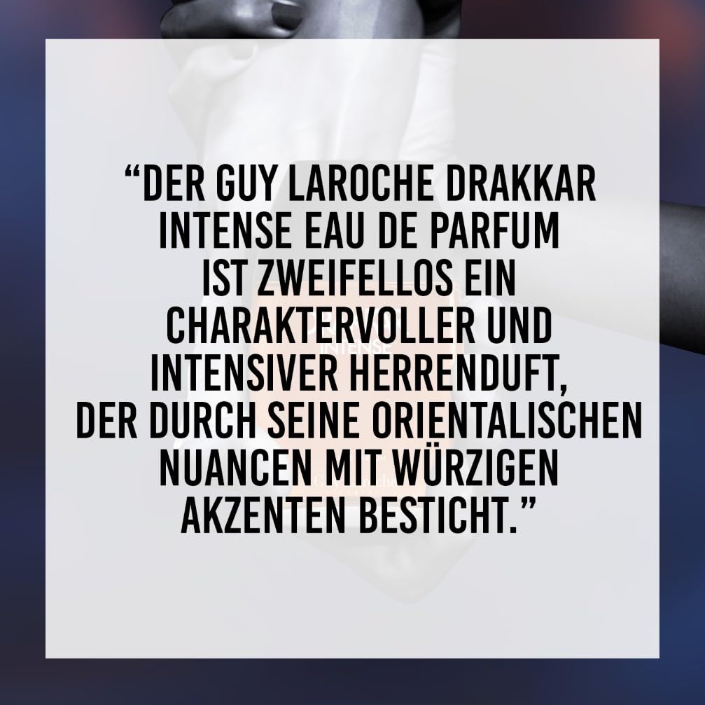 Guy Laroche, Drakkar Intense, Eau de Parfum, Herrenduft, 100 ml 100.00 ml (1er Pack), 100.00 ml (1er