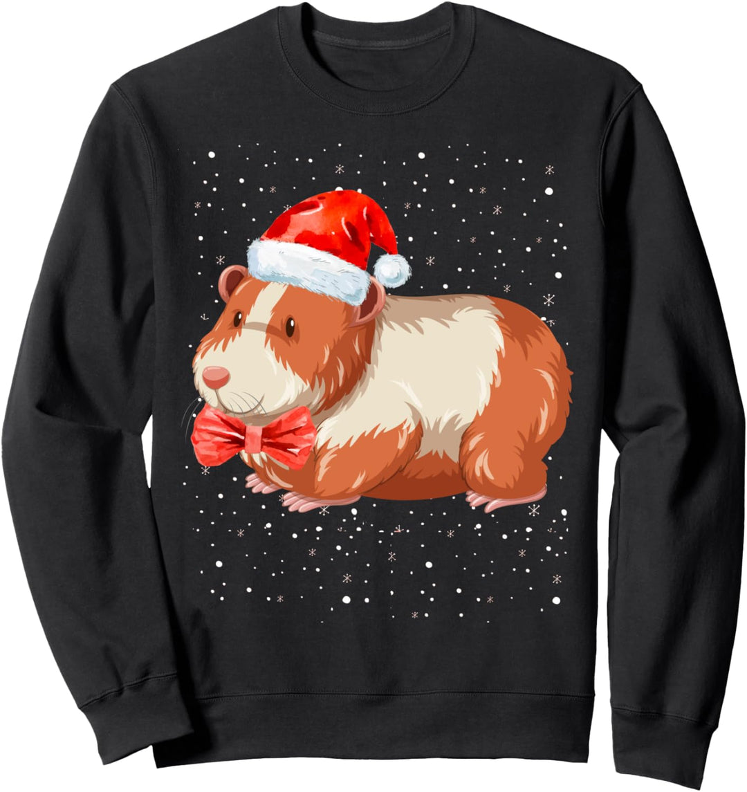 Weihnachtskostüm für Kinder und Meerschweinchen, Meerschweinchen Sweatshirt