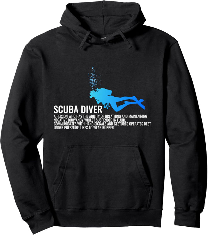 Scuba Diving Funny Diver Gift - Diver Definition Pullover Hoodie