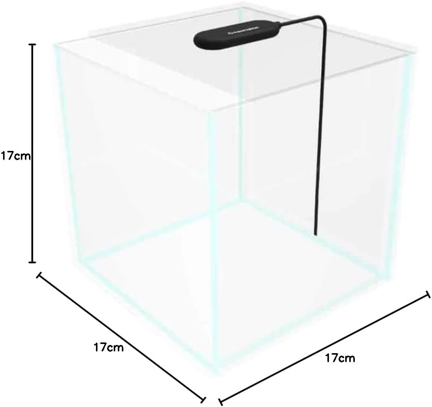 Collar AquaLighter LumiSet 5l - Nano-Aquarium mit Ultra-transparentem Glas mit leuchtenden Kanten -