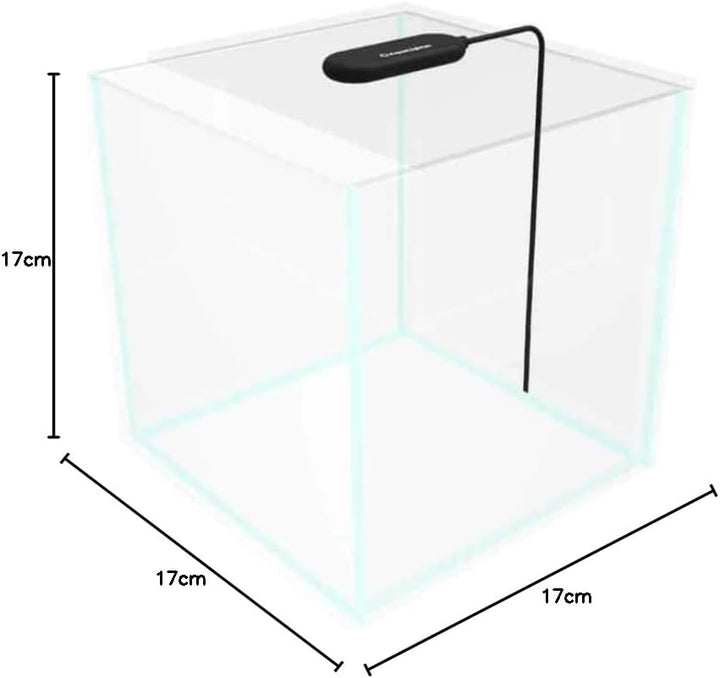 Collar AquaLighter LumiSet 5l - Nano-Aquarium mit Ultra-transparentem Glas mit leuchtenden Kanten -