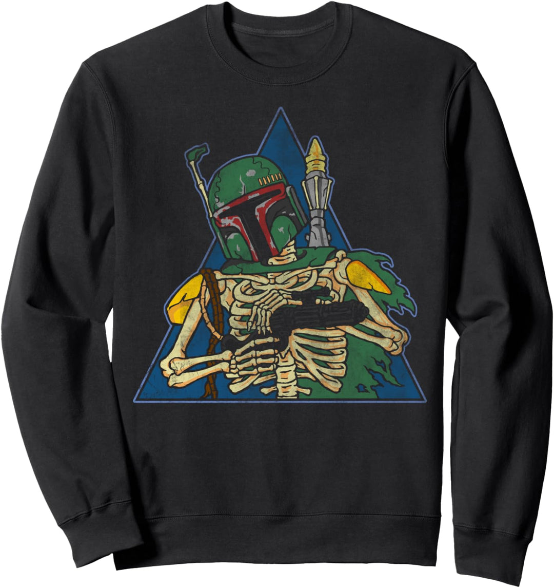Star Wars Boba Fett Skeleton Blaster Ready Sweatshirt