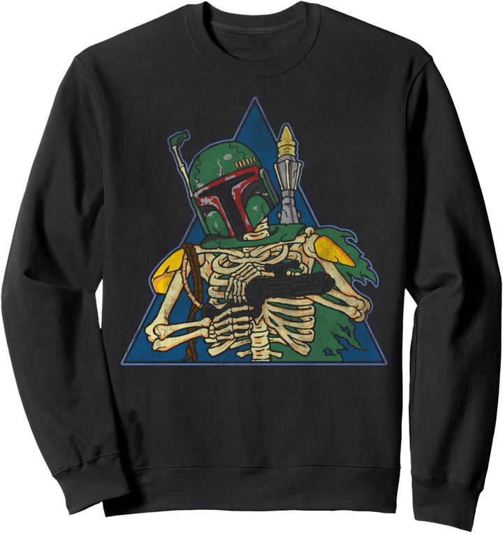 Star Wars Boba Fett Skeleton Blaster Ready Sweatshirt