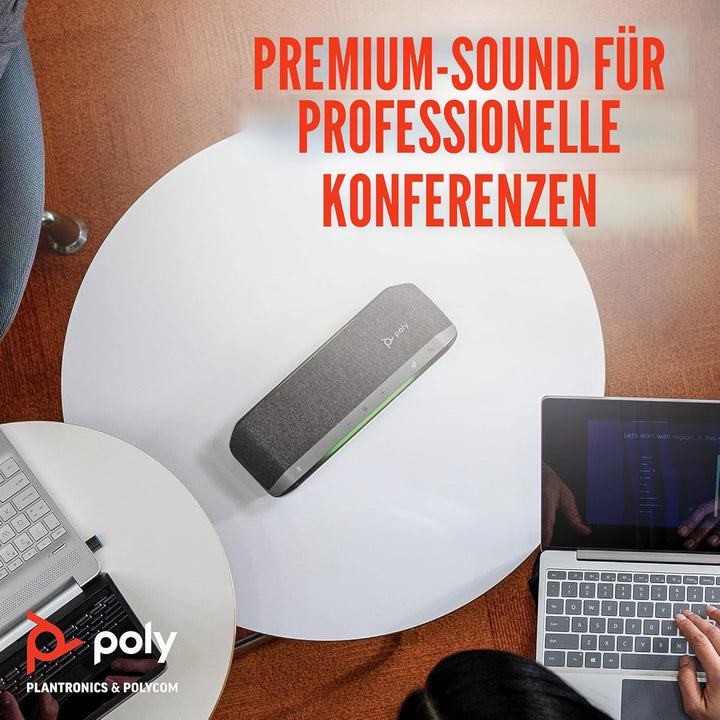 Poly - Sync 40 Konferenzlautsprecher (Plantronics) – für flexibles Arbeiten - Anschluss an PC/Mac mi