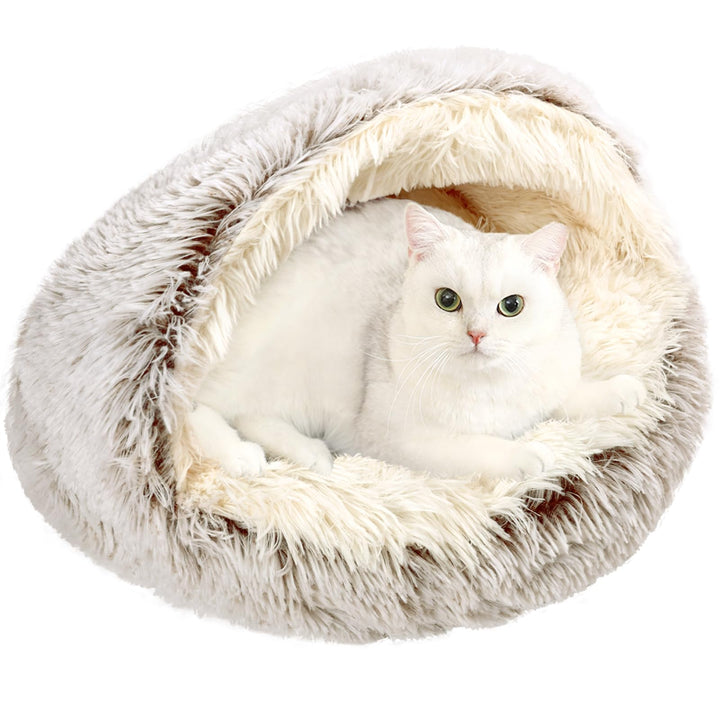 Arquiel Katzenbett, Katzennest, Haustierbett Tierbett, Kleine Hundebett Waschbarer Flauschiges Rund