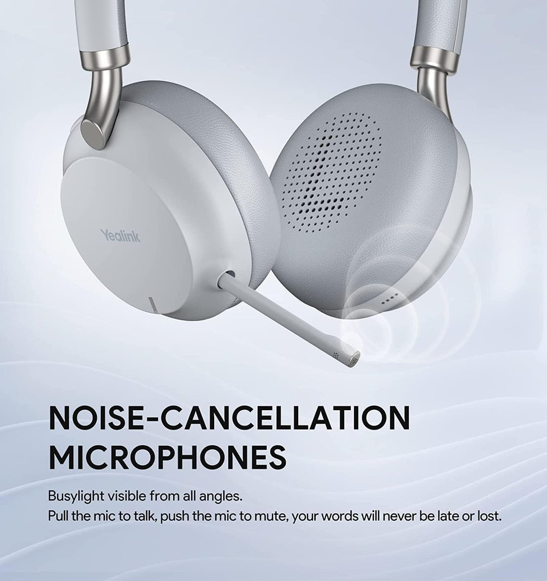 Yealink Bluetooth Headset BH72 Lite Teams Light Gray USB-A MS Teams, MS Teams